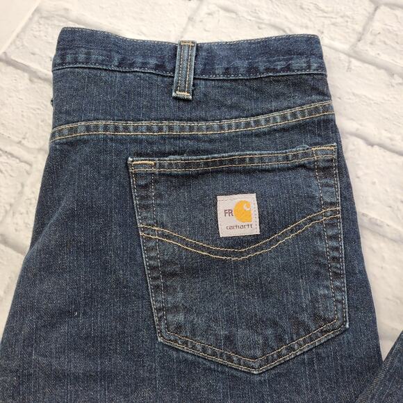 Flame Resistant Carhartt NFPA 2112/CAT 2 Self Extinguishing Work Jean size 40x30 - Picture 10 of 15